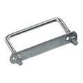 National Hardware Square U-Bolt, 3/8", 4 in Wd, 3 in Ht, Zinc Plated Stainless Steel N222-380